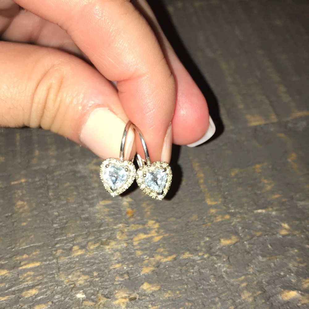 Sterling Silver Heart Earrings